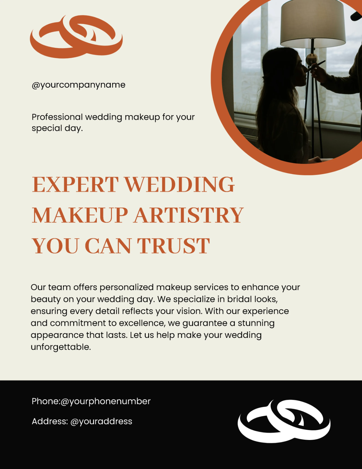 Free Wedding Makeup Flyer Template to Edit Online Free Wedding Makeup Flyer Template to Edit Online