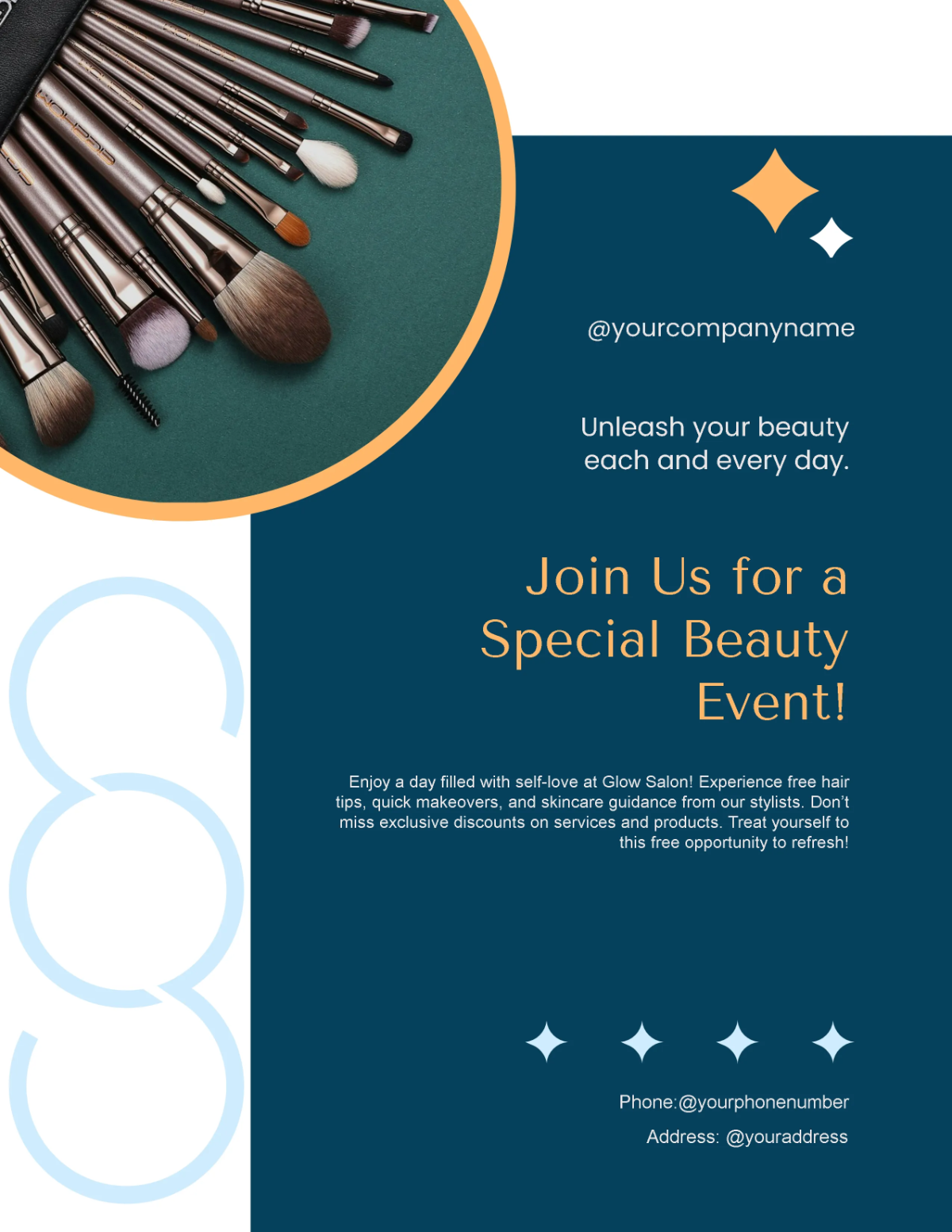 Free Makeup Cosmetic Flyer Template to Edit Online Free Makeup Cosmetic Flyer Template to Edit Online