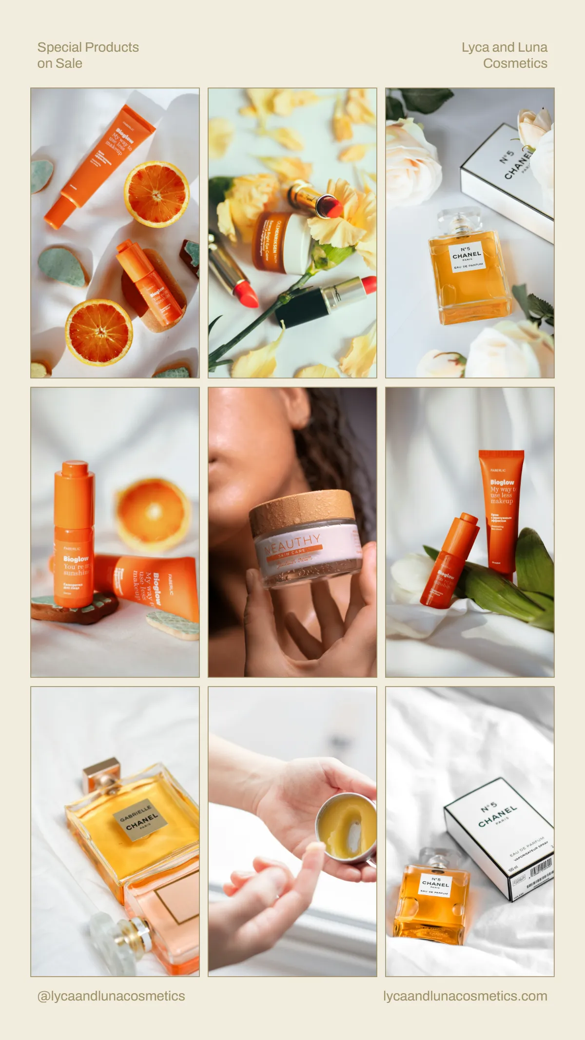 Free Online Store Instagram Grid Template to Edit Online