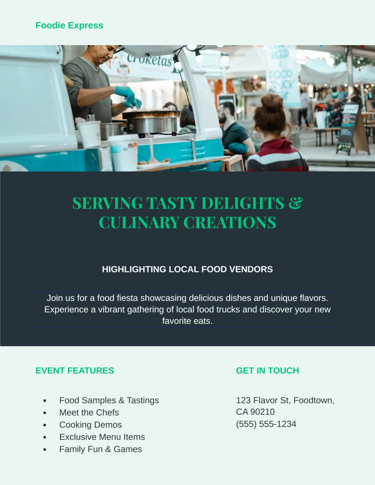 Free Editable Food Truck Flyer Template to Edit Online Free Editable Food Truck Flyer Template to Edit Online