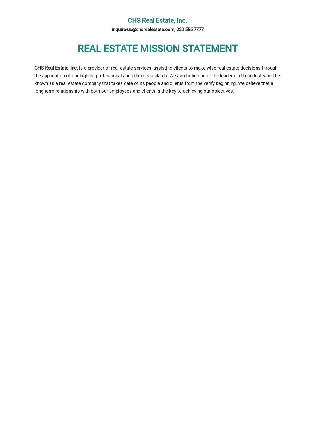 free-simple-real-estate-mission-statement-template-google-docs-word