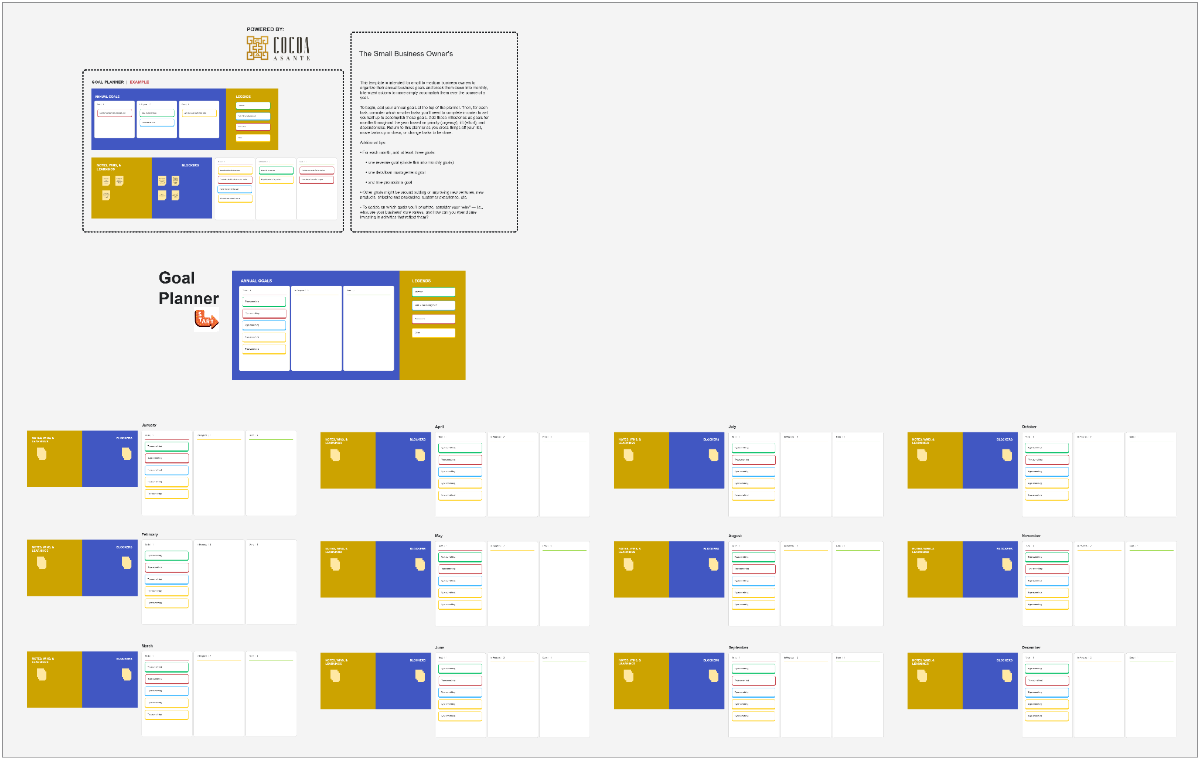 Goal Tracker Template for Small Businesses