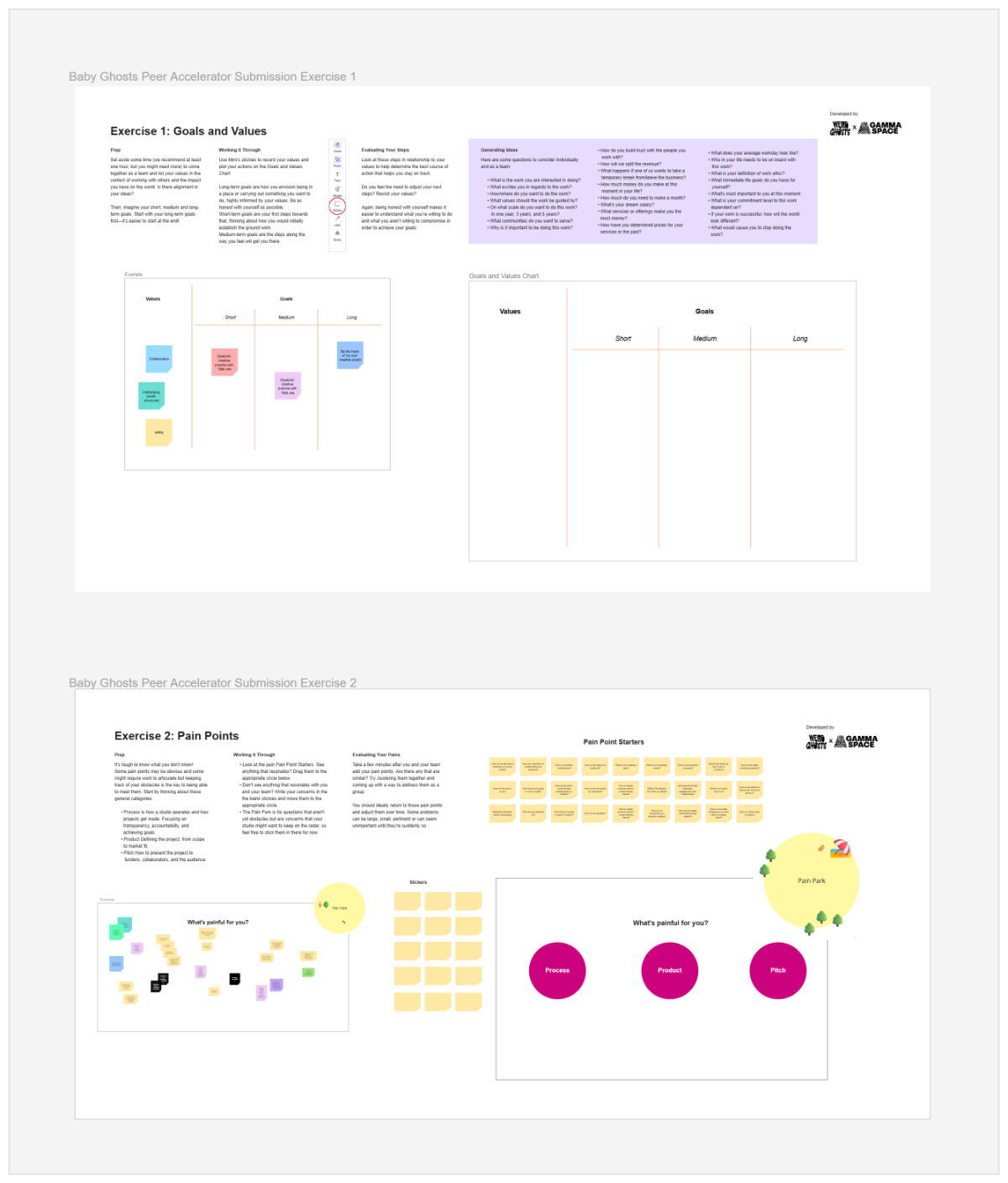 Values, Goals, + Pain Points Values, Goals, + Pain Points