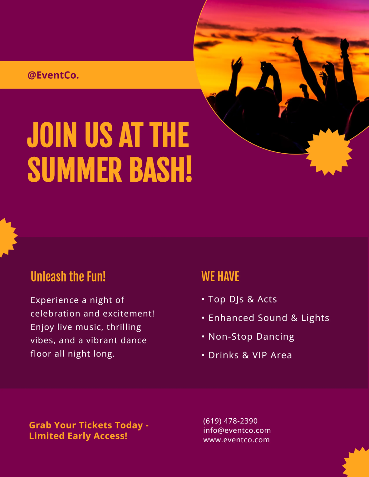 Free Event Summer Flyer Template to Edit Online Free Event Summer Flyer Template to Edit Online
