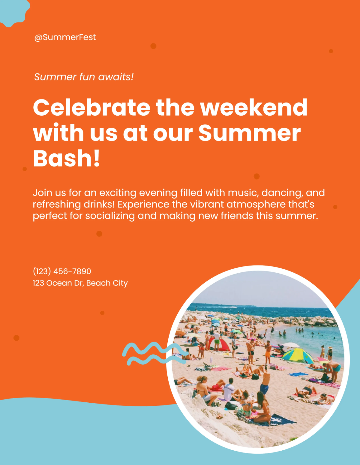 Free Editable Summer Flyer Template to Edit Online Free Editable Summer Flyer Template to Edit Online