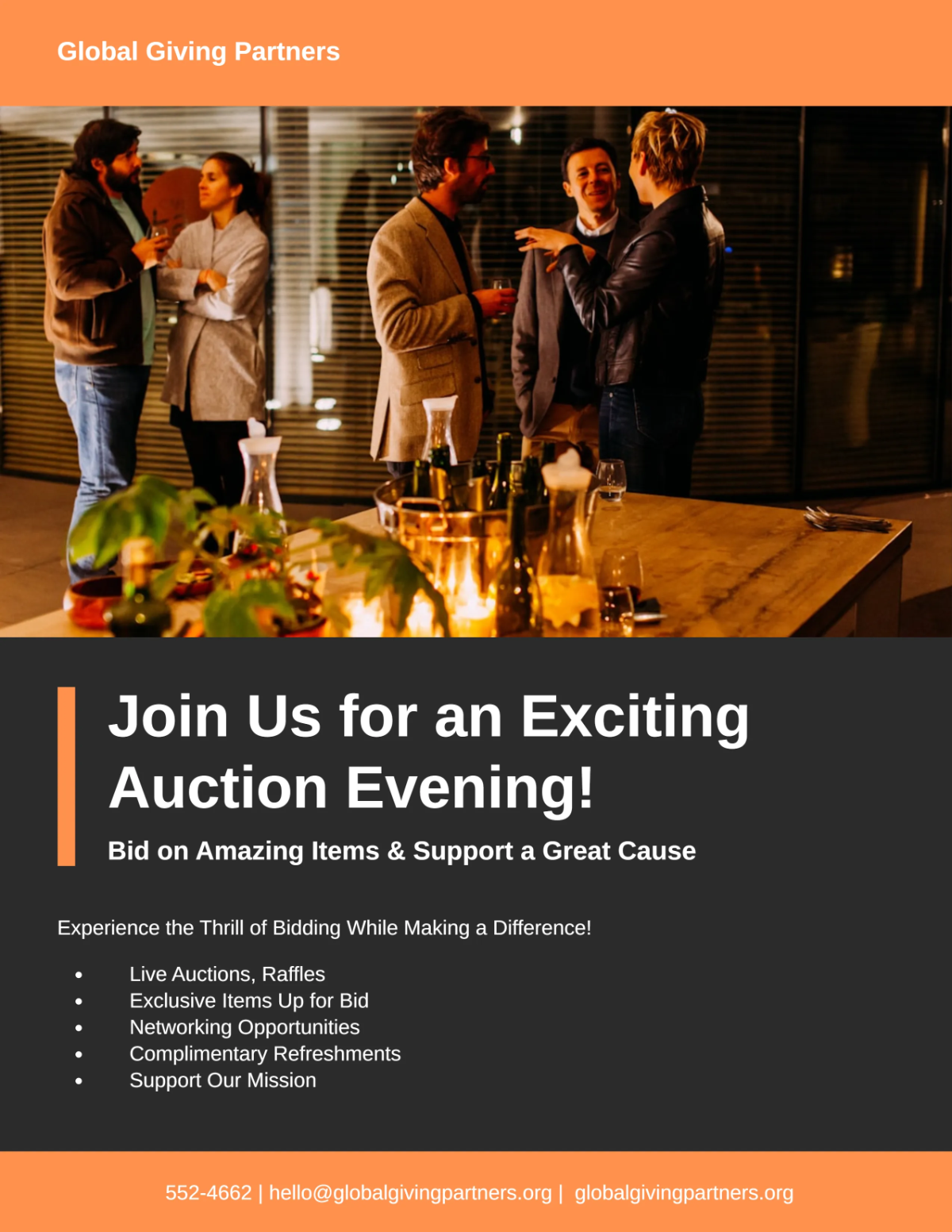 Free Modern Auction Donation Flyer Template to Edit Online Free Modern Auction Donation Flyer Template to Edit Online