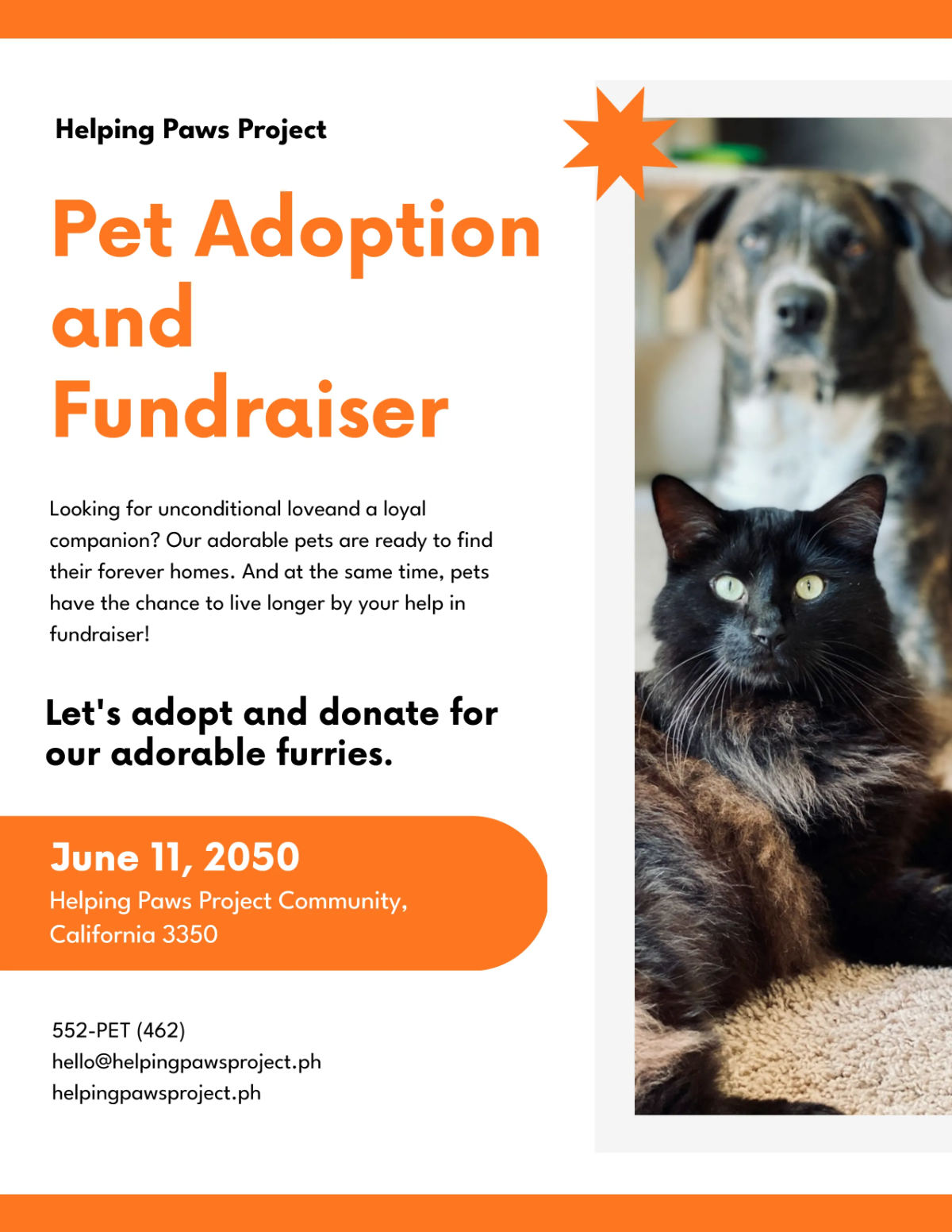 Free Animal Shelter Donation Flyer Template to Edit Online Free Animal Shelter Donation Flyer Template to Edit Online