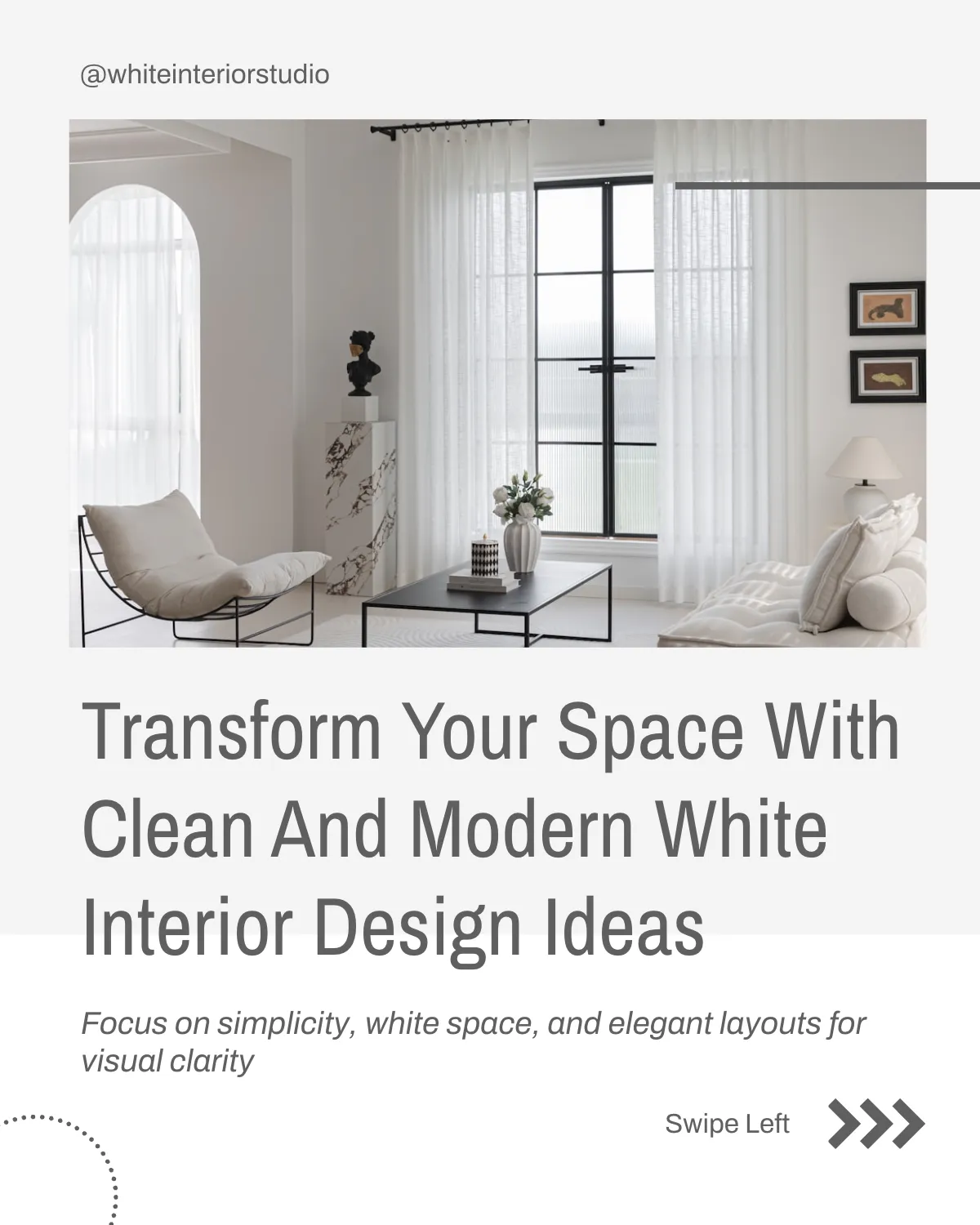 Free Minimalist Instagram Carousel Template to Edit Online