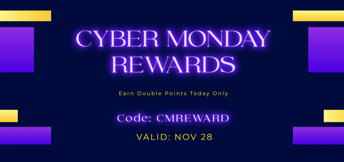 Cyber Monday Rewards Card Template