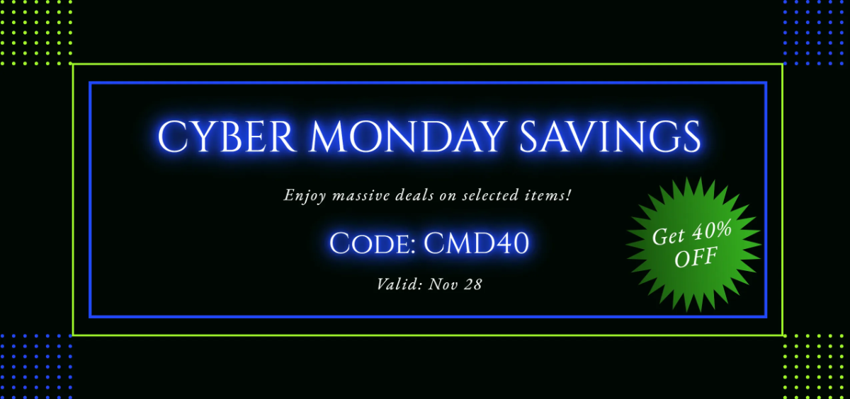 Cyber Monday Discount Card Template