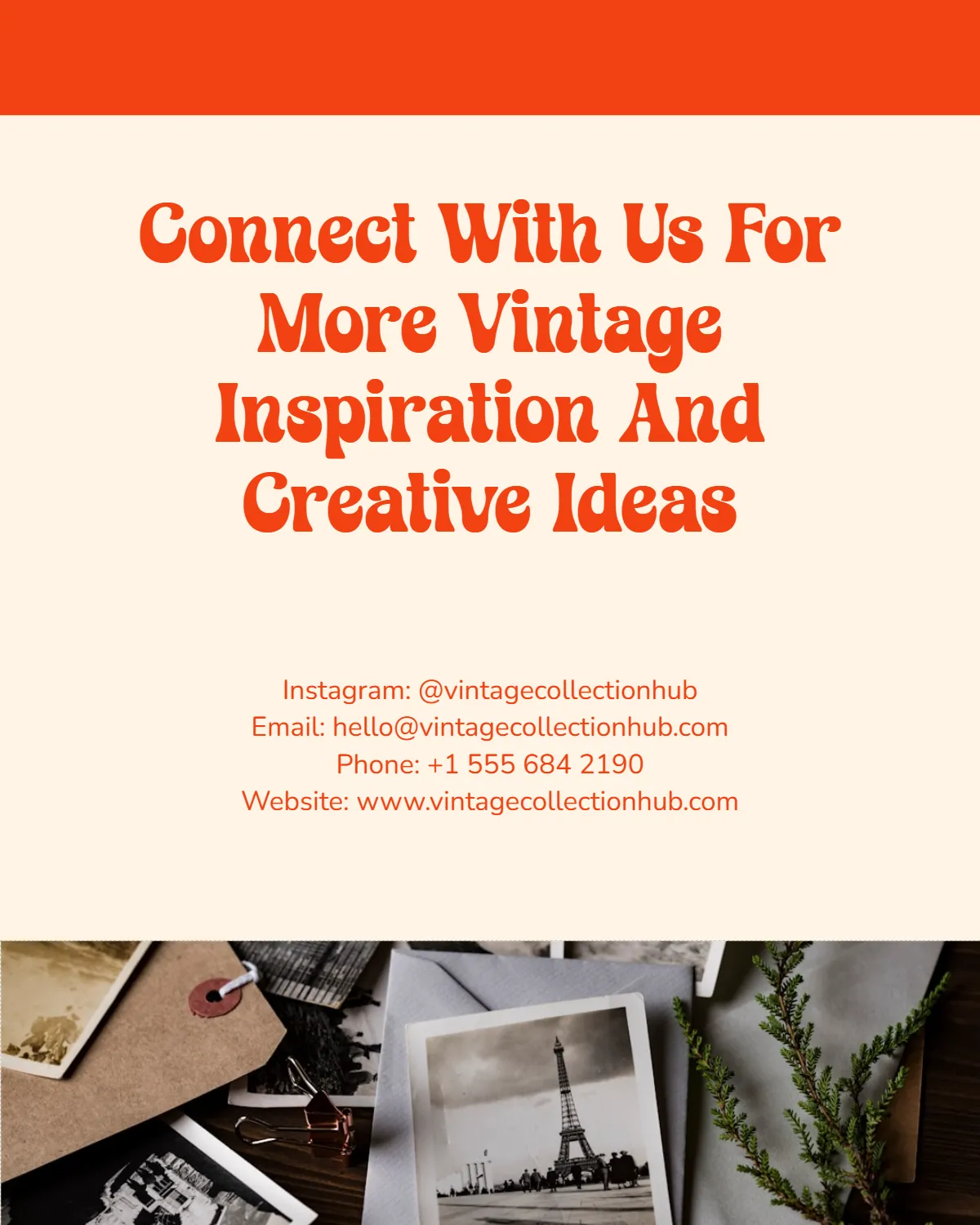 Free Vintage Instagram Carousel Template to Edit Online