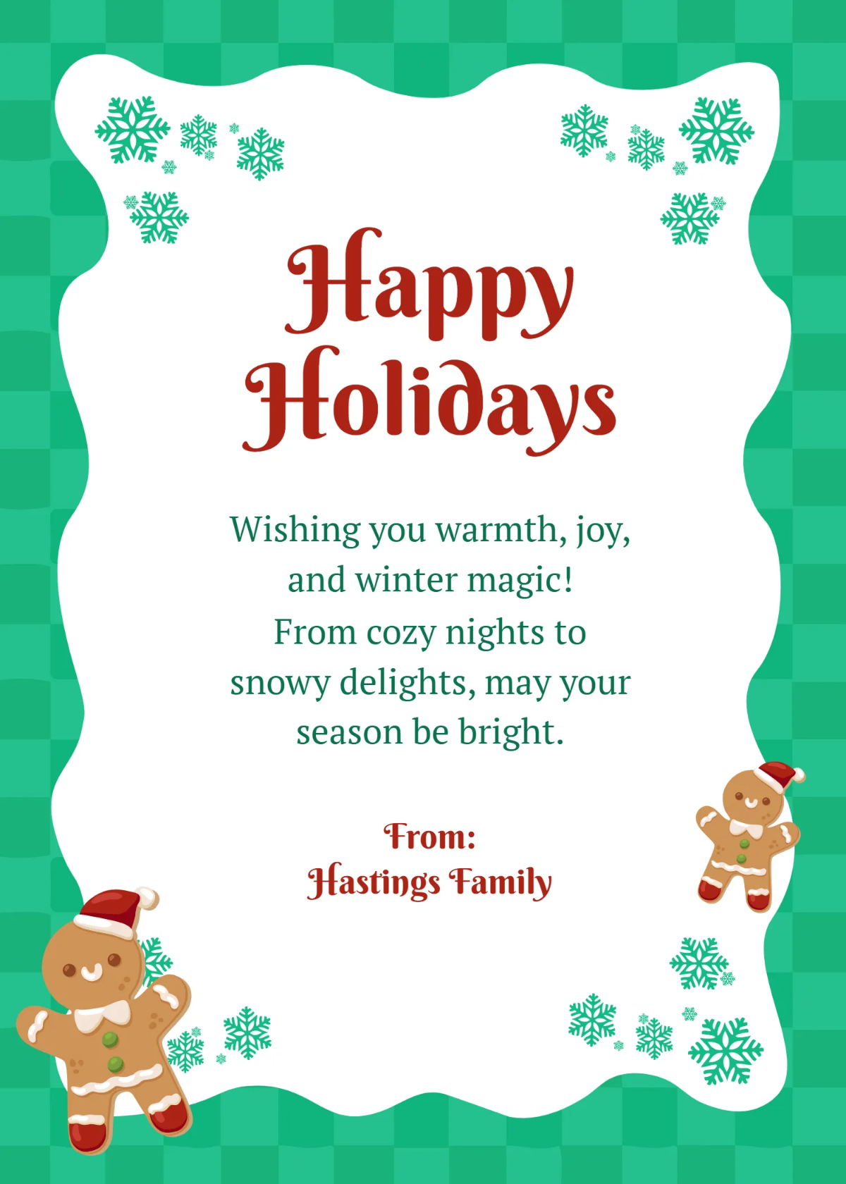 Free December Winter Season Template to Edit Online Free December Winter Season Template to Edit Online