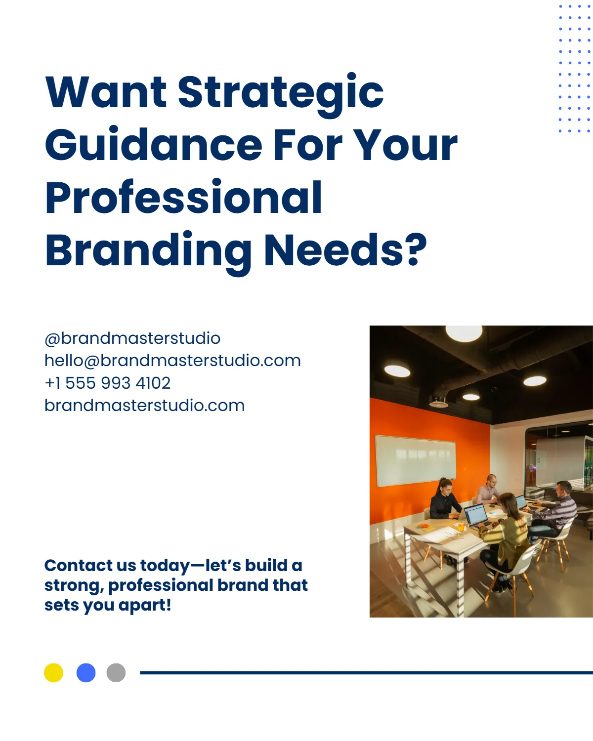 Free Professional Branding Instagram Carousel Template to Edit Online