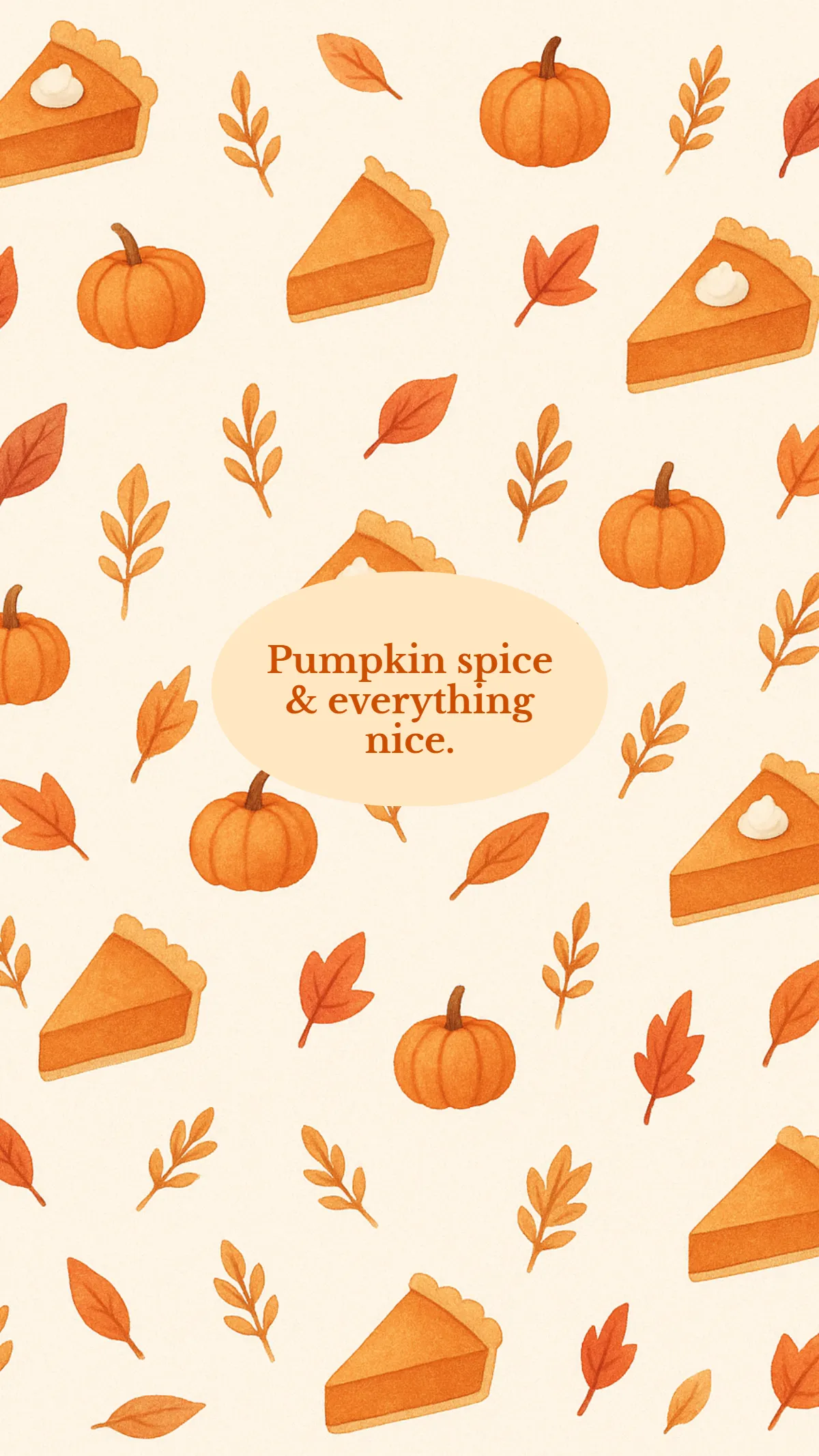 Free Pumpkin Pie Pattern Thanksgiving Wallpaper Template to Edit Online Free Pumpkin Pie Pattern Thanksgiving Wallpaper Template to Edit Online