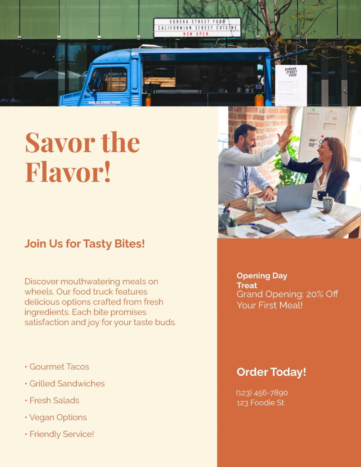 Free Grand Opening Food Truck Flyer Template to Edit Online Free Grand Opening Food Truck Flyer Template to Edit Online