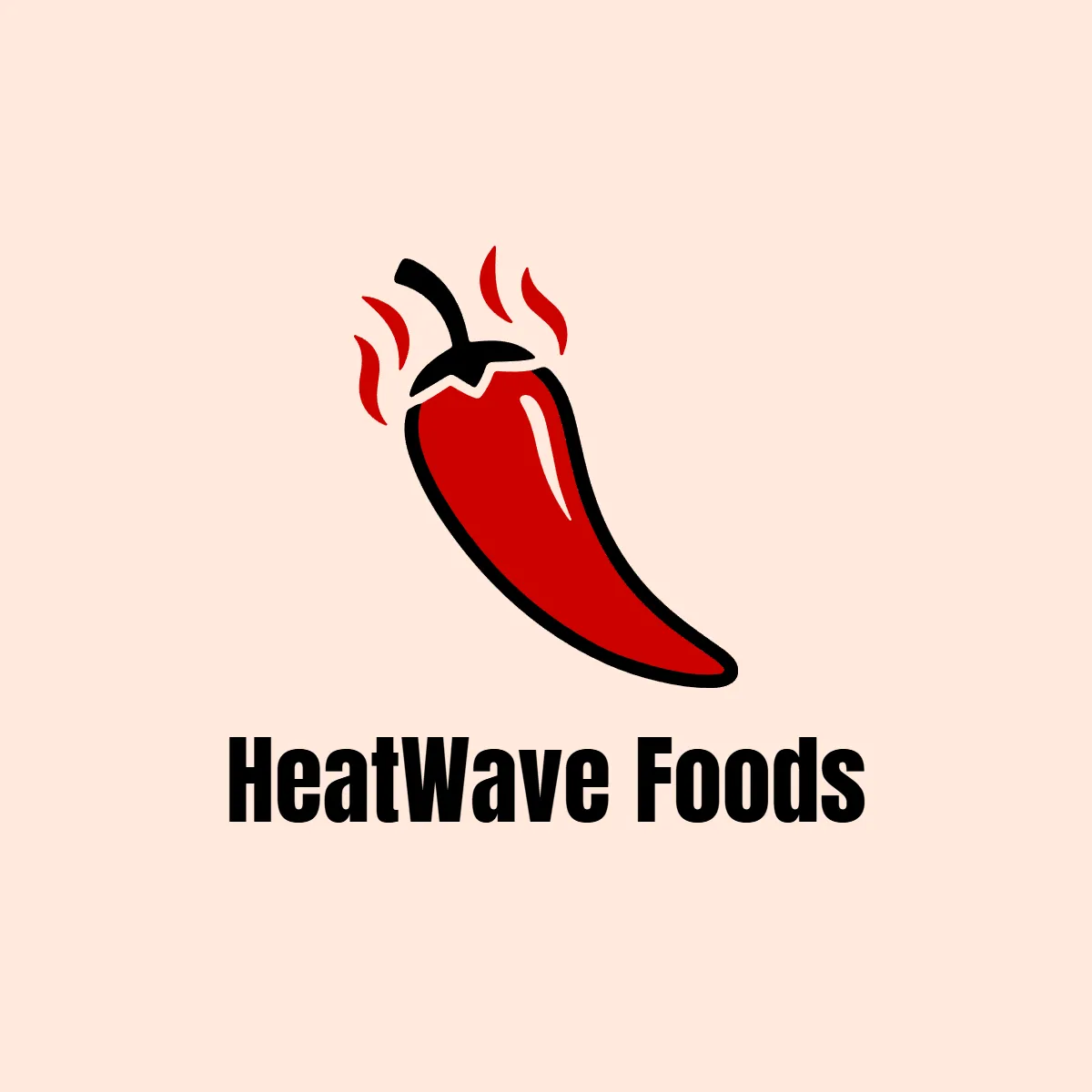 Free Spicy Food Logo Template to Edit Online