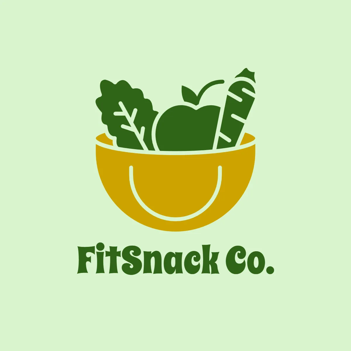 Free Healthy Snacks Logo Template to Edit Online