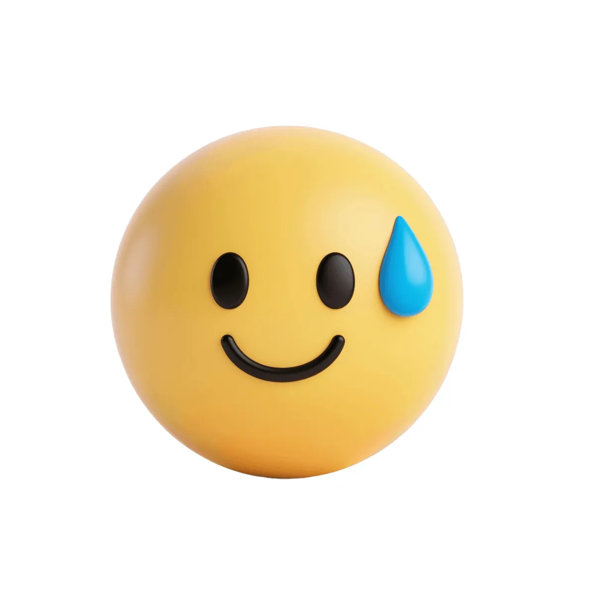 Free Sweating Emoji Template to Edit Online
