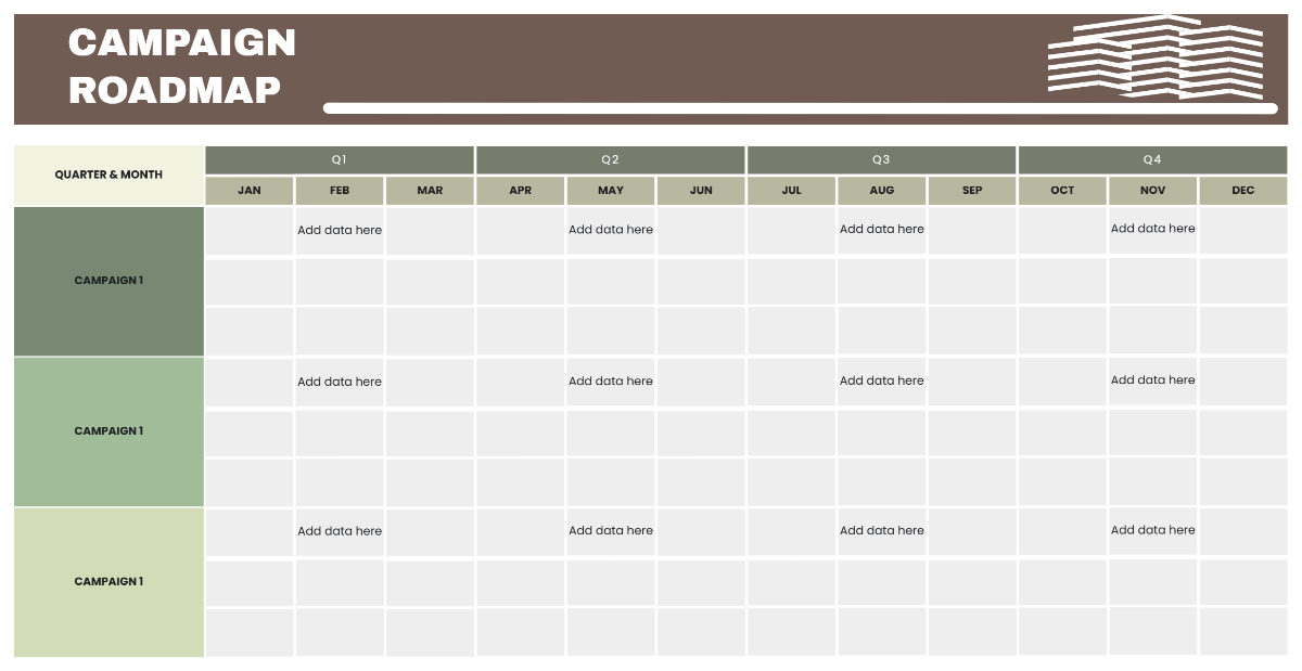 Free Campaign Roadmap Template to Edit Online Free Campaign Roadmap Template to Edit Online