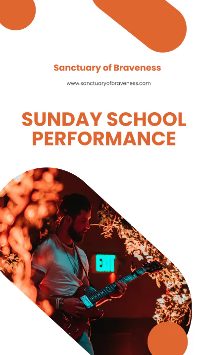 Free Sunday School Instagram Story Template to Edit Online