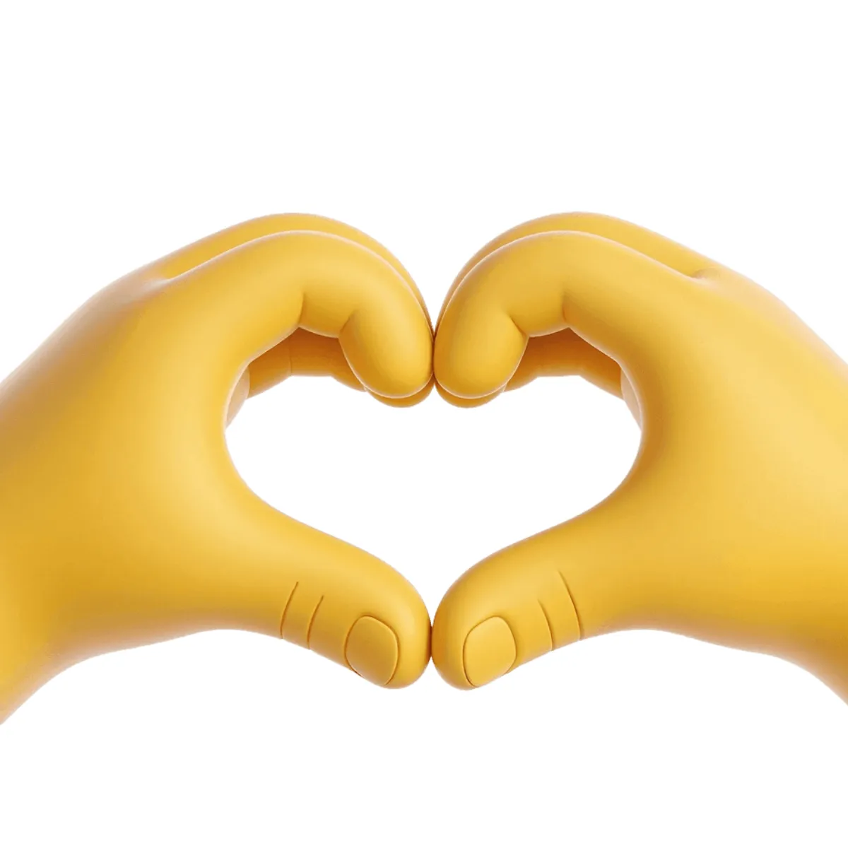 Two Hands Forming Heart Emoji