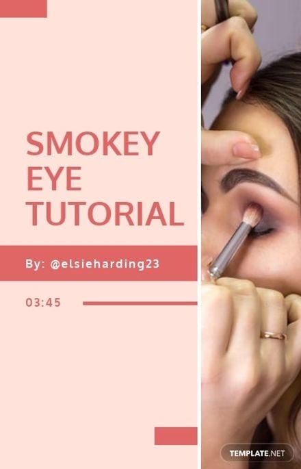 Free Makeup Tutorial IGTV Cover Template
