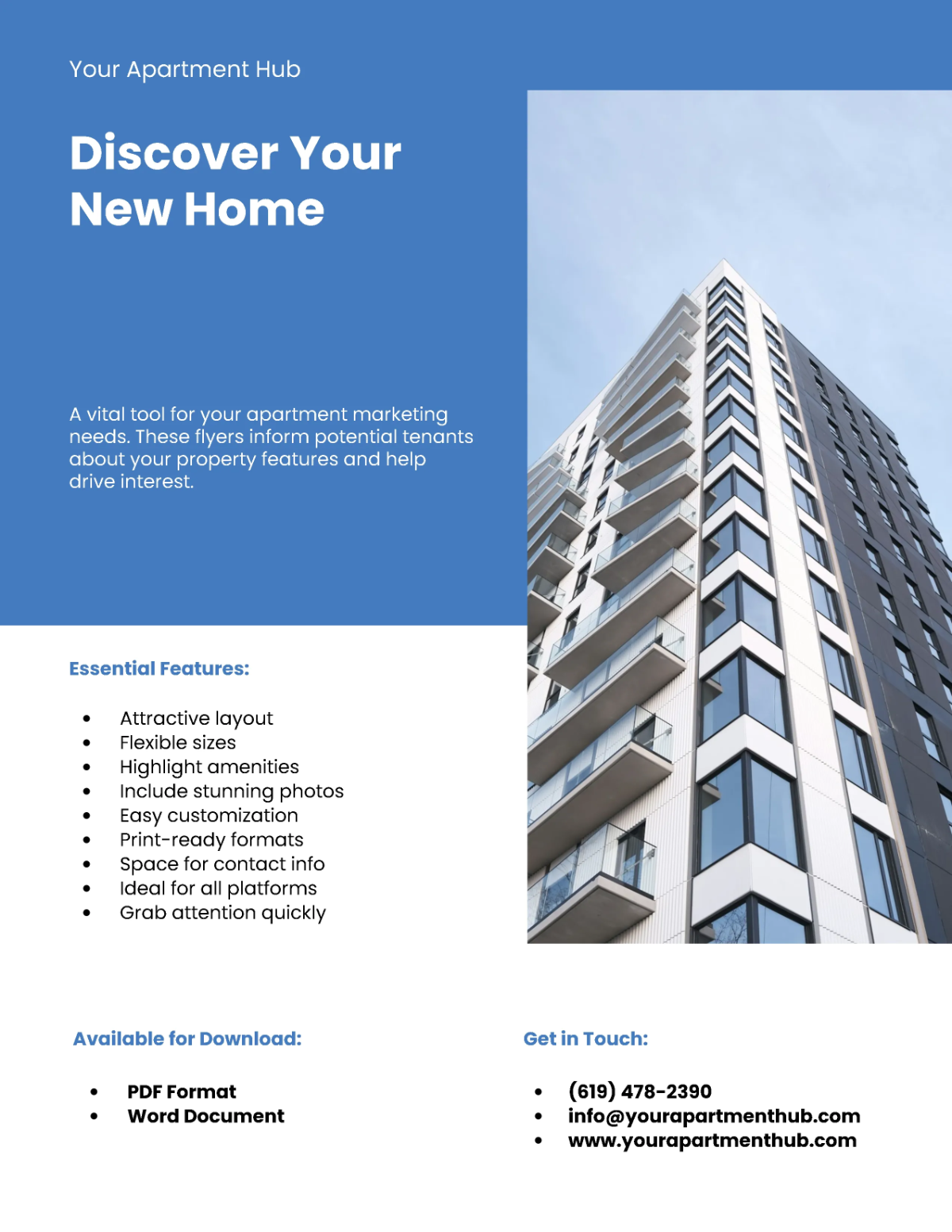 Free Printable Apartment Flyer Template to Edit Online Free Printable Apartment Flyer Template to Edit Online