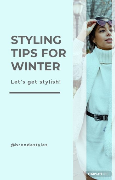 Free Styling Tips IGTV Cover Template