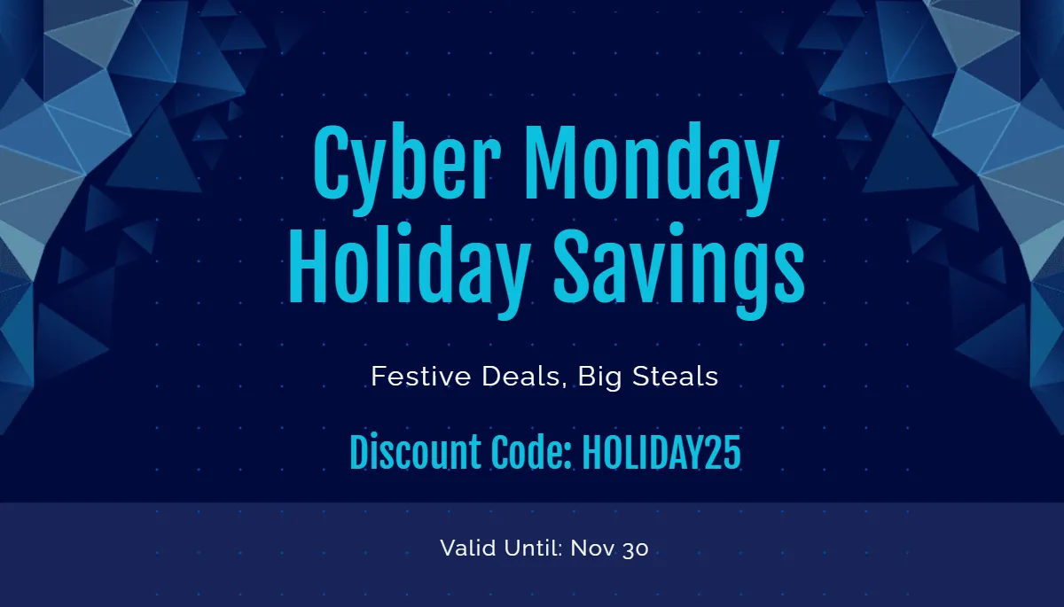 Free Cyber Monday Holiday Card Template to Edit Online Free Cyber Monday Holiday Card Template to Edit Online