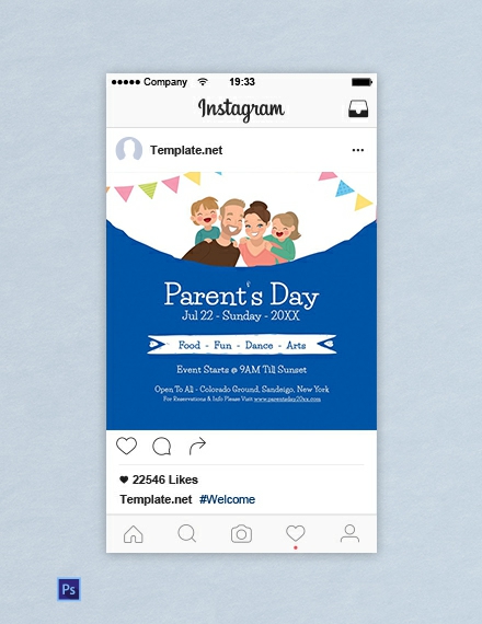 Free Parent's Day Instagram Post