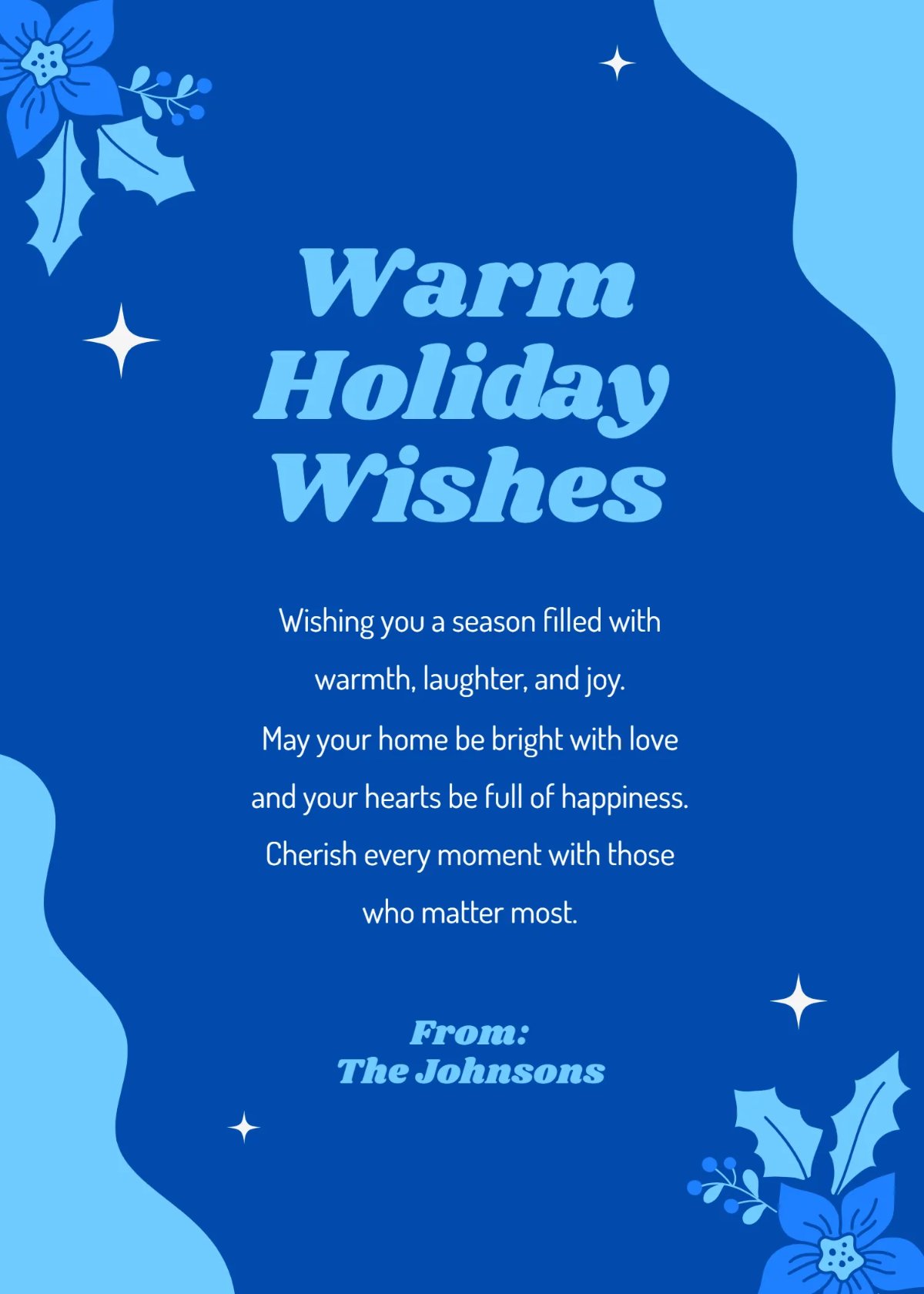 Free Christmas Wishes Greeting Template to Edit Online
