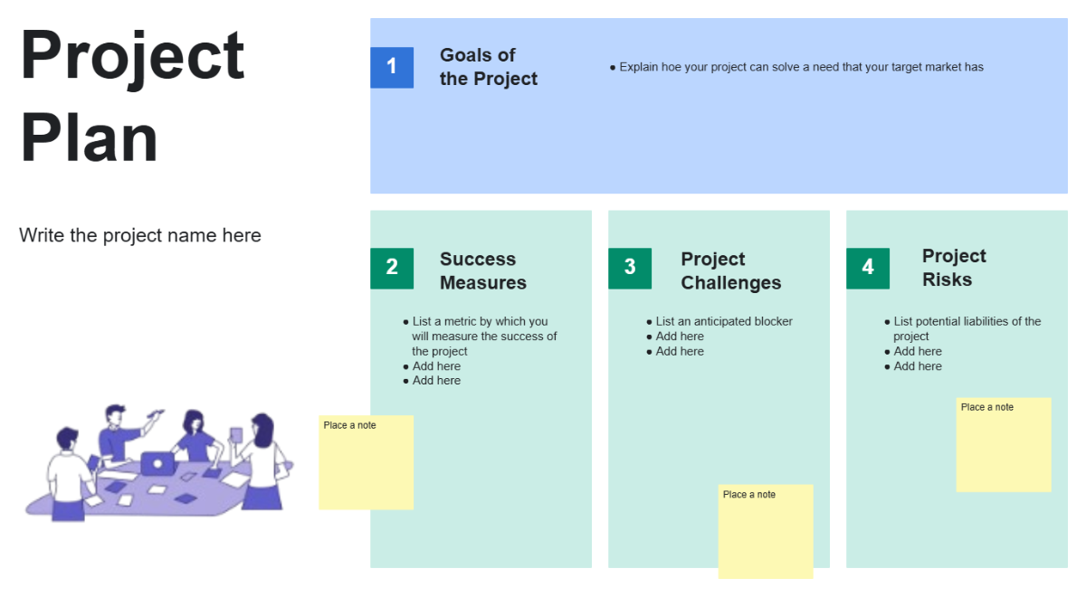Free Project Plan to Edit Online
