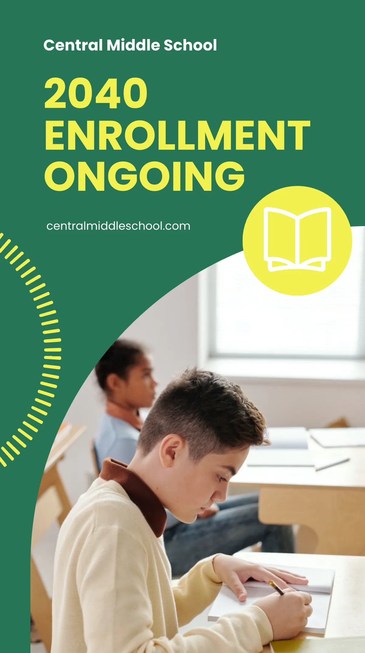 Free School Promotion Instagram Story Template to Edit Online