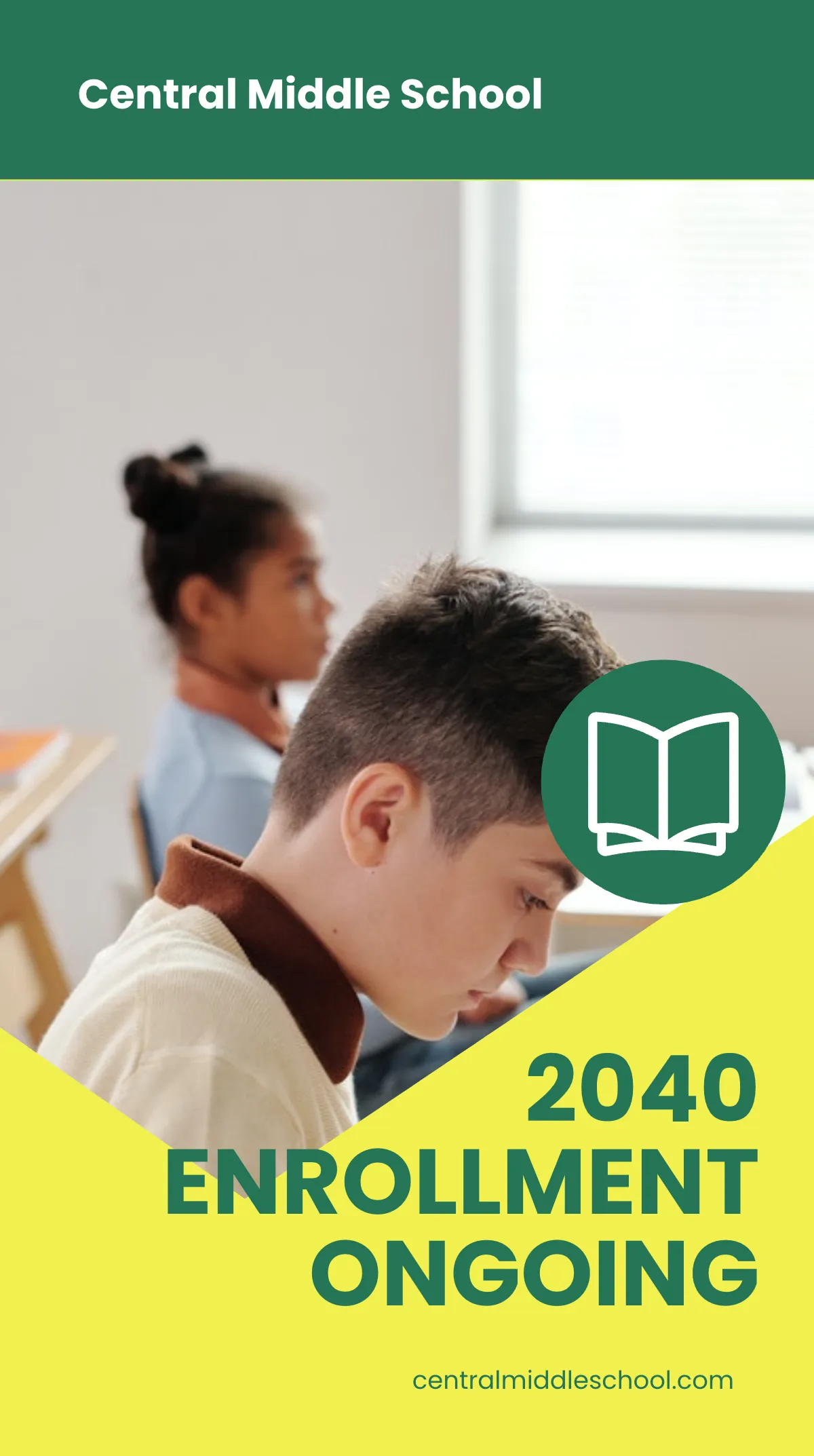 Free School Promotion Instagram Story Template to Edit Online