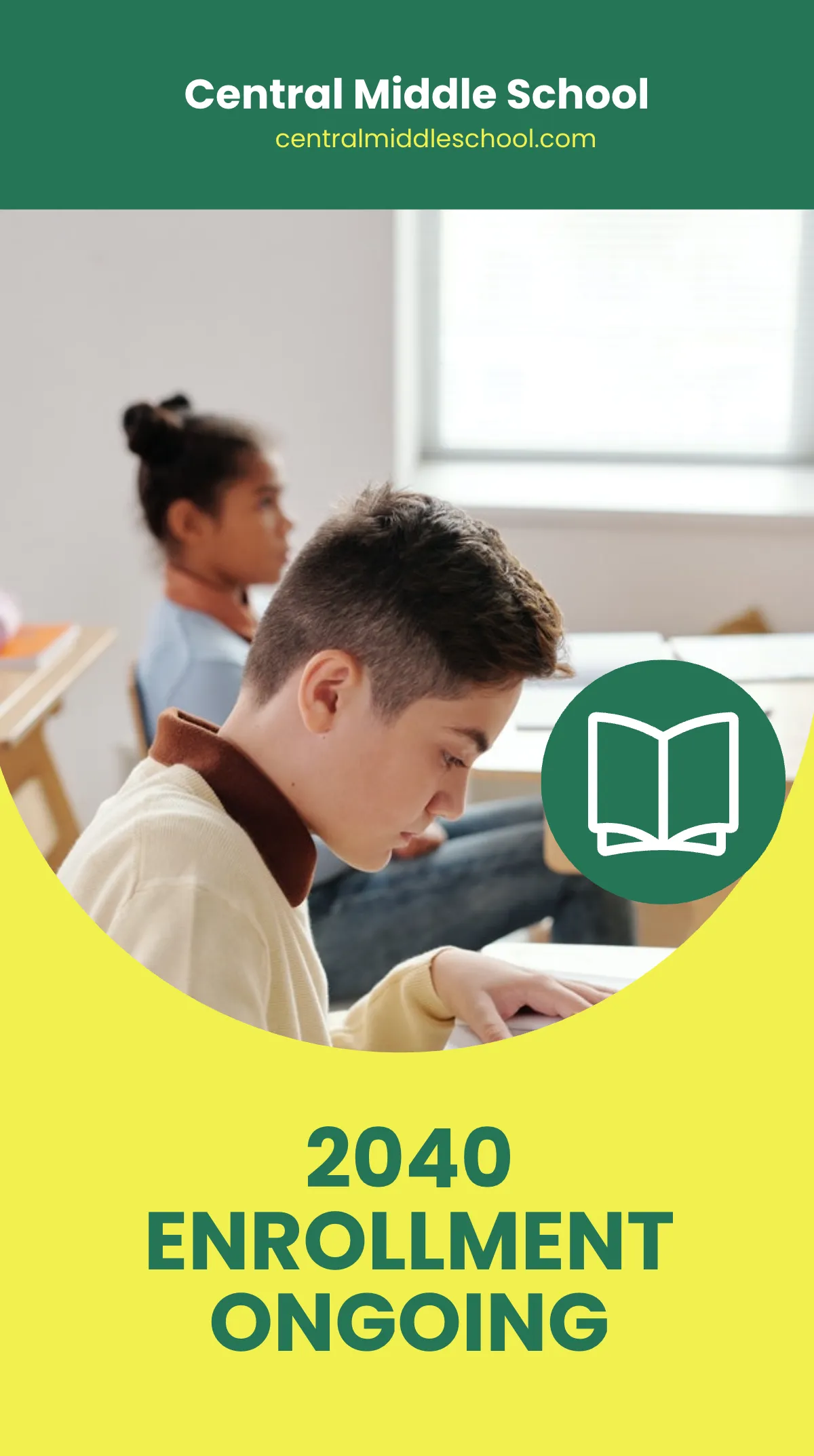 Free School Promotion Instagram Story Template to Edit Online