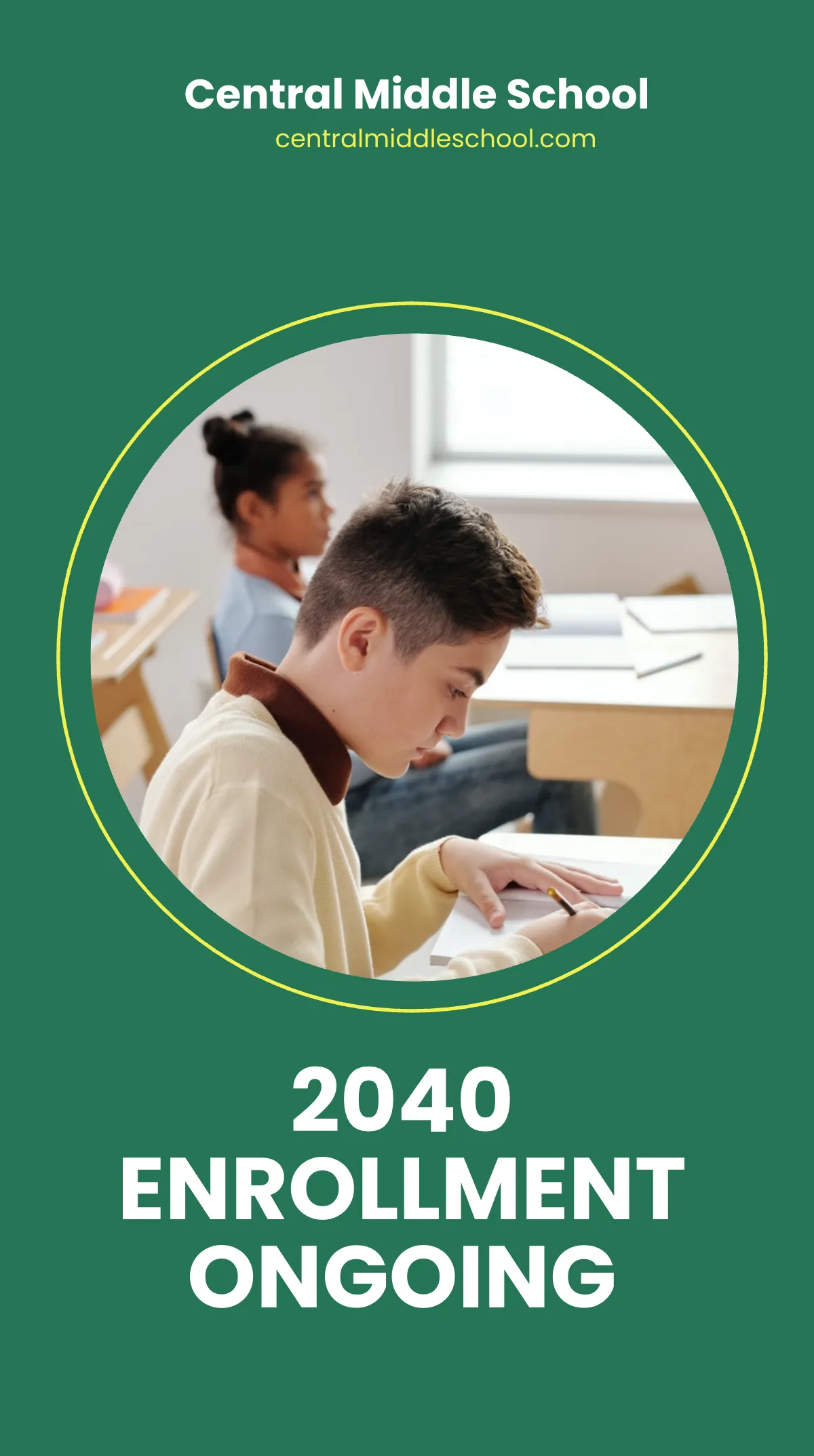 Free School Promotion Instagram Story Template to Edit Online