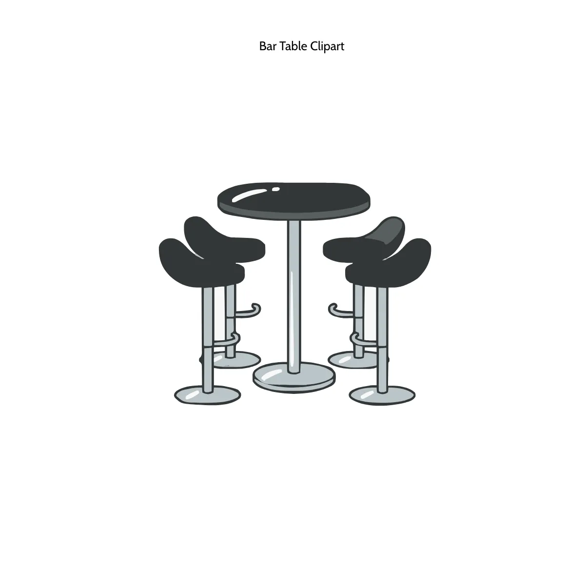 Free Bar Table Clipart Template to Edit Online