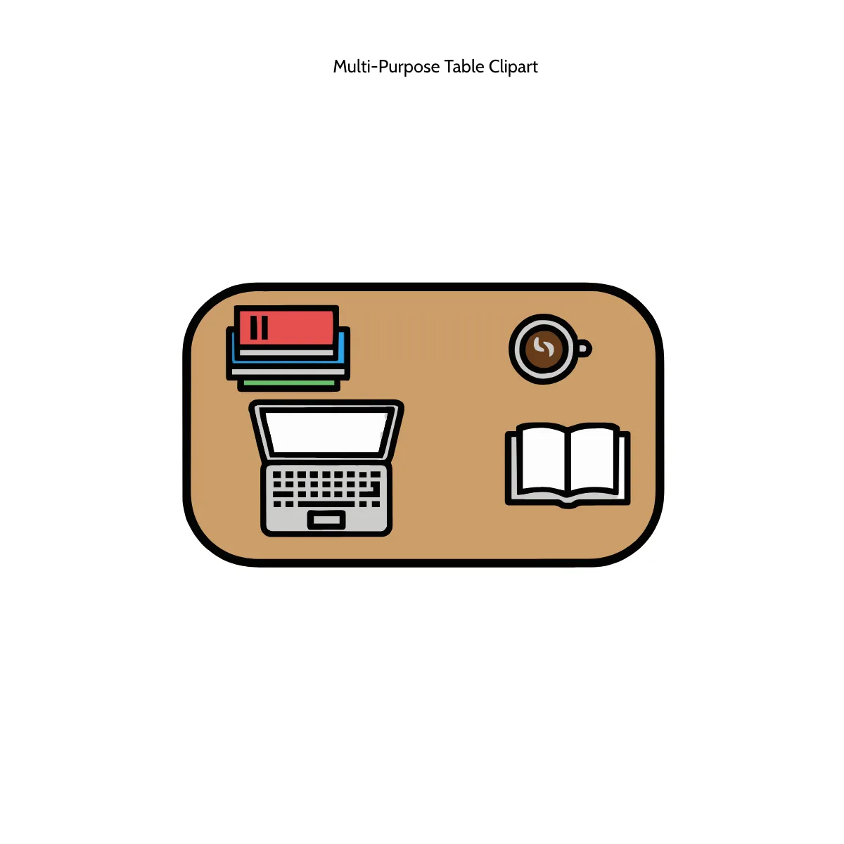 Free Multi-Purpose Table Clipart Template to Edit Online