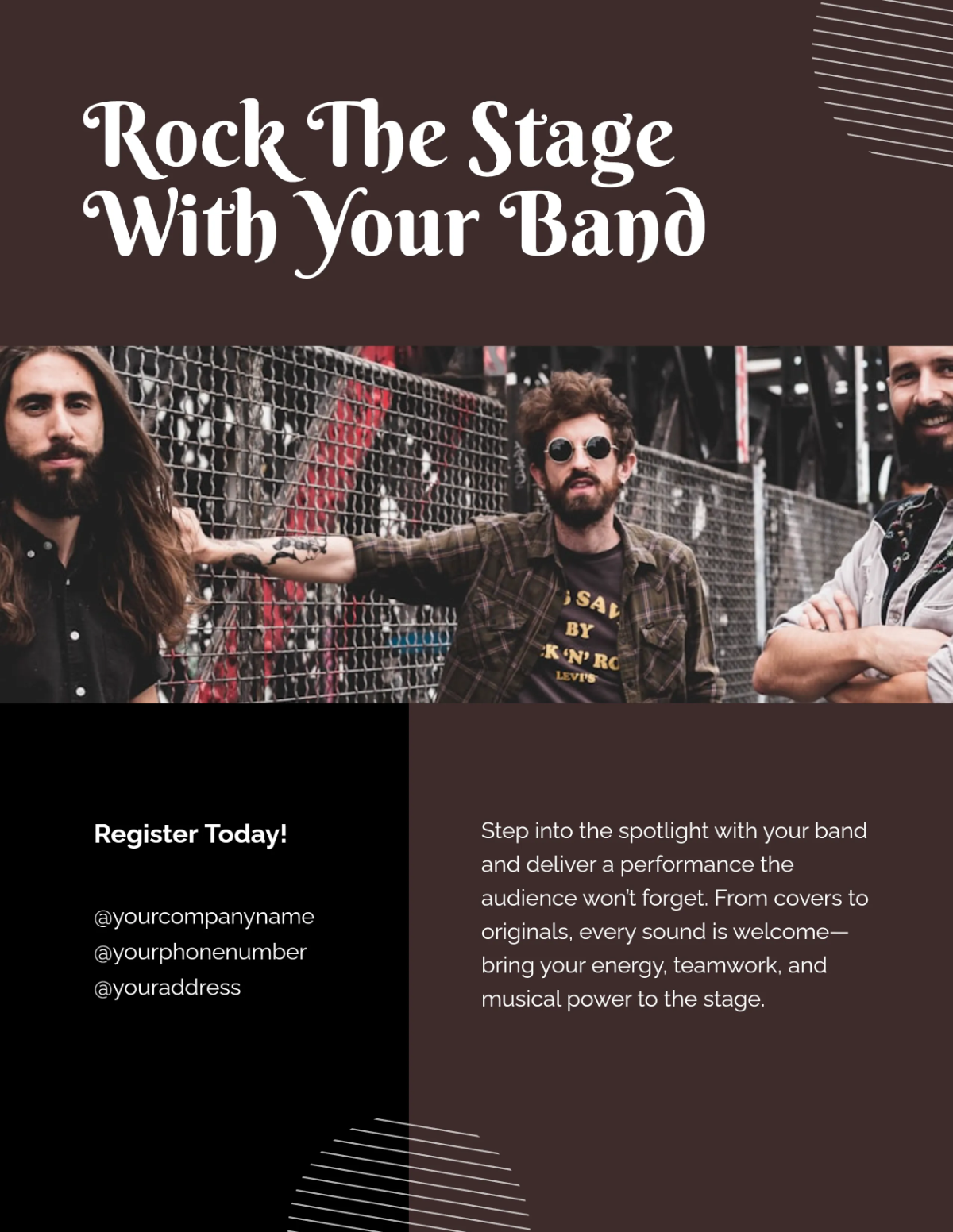 Indie Band Flyer Template to Download