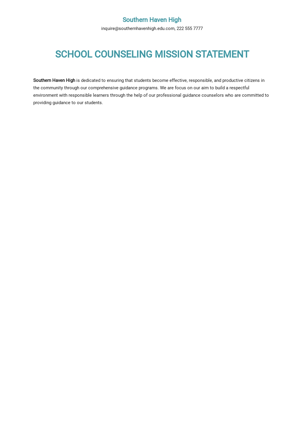 Sample School Counseling Mission Statement Template.jpe