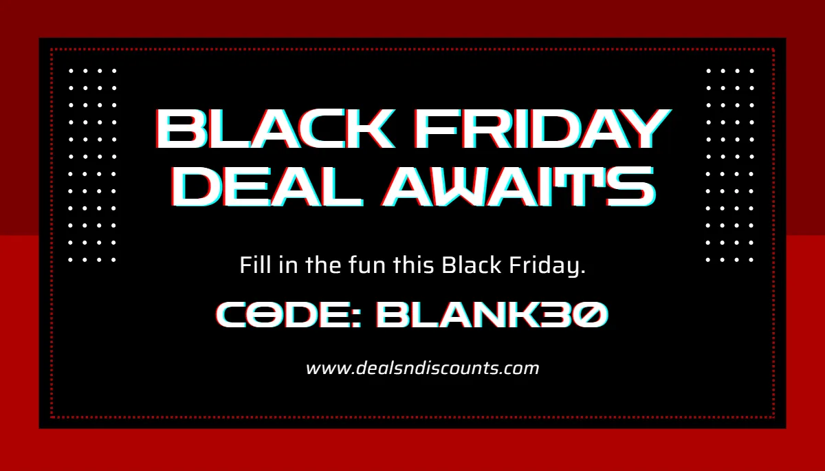 Free Blank Black Friday Card Template to Edit Online