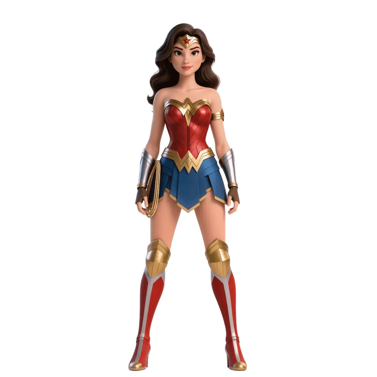 Free Wonder Woman Character Template to Edit Online