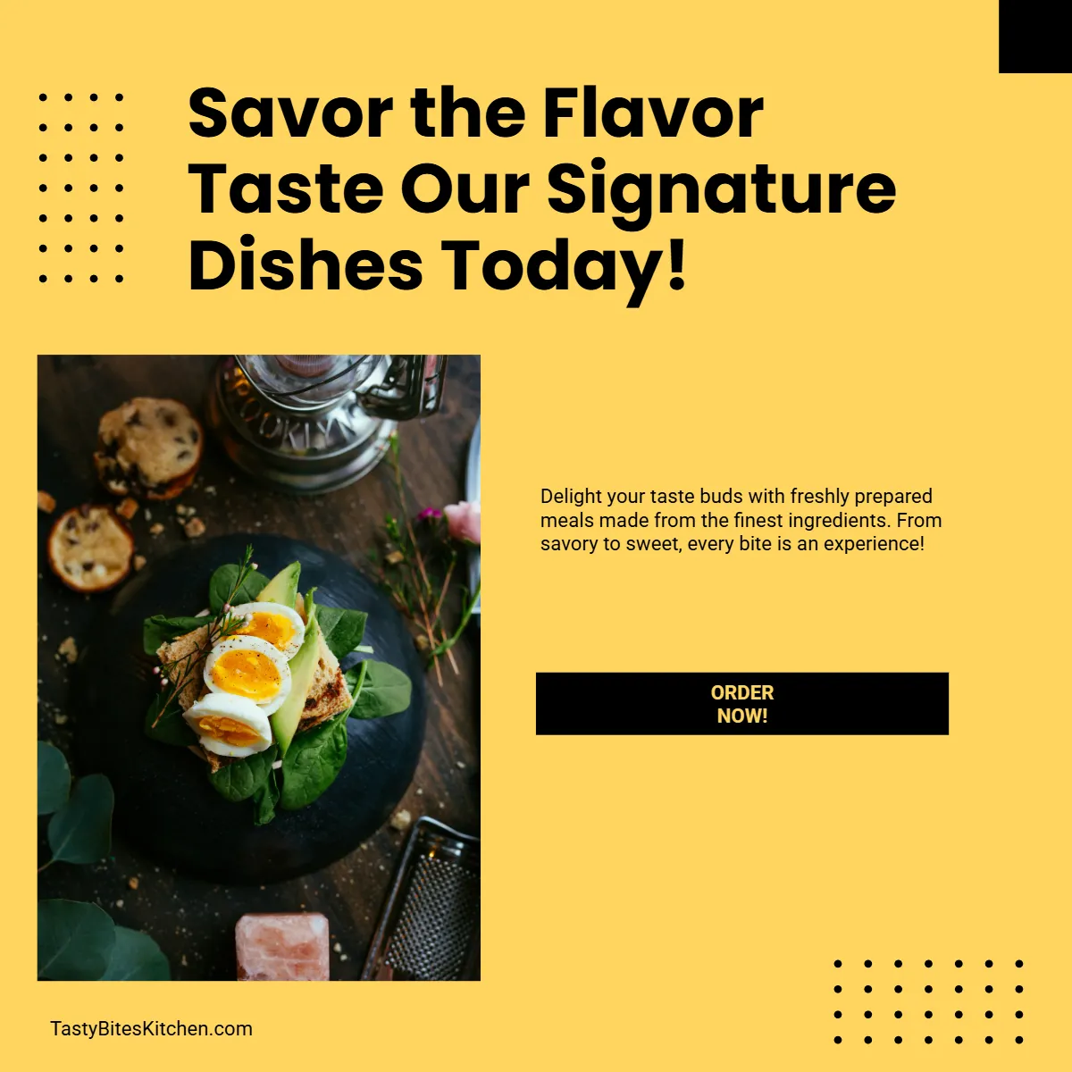 Free Food Ad Template to Edit Online