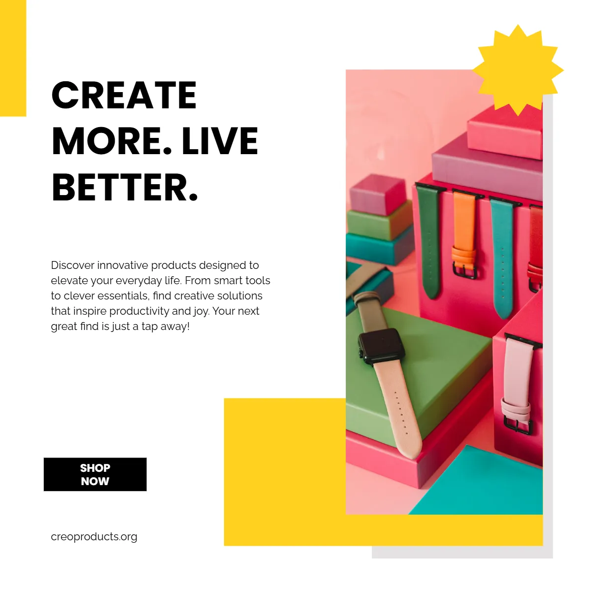 Free Creative Product Ad Template to Edit Online