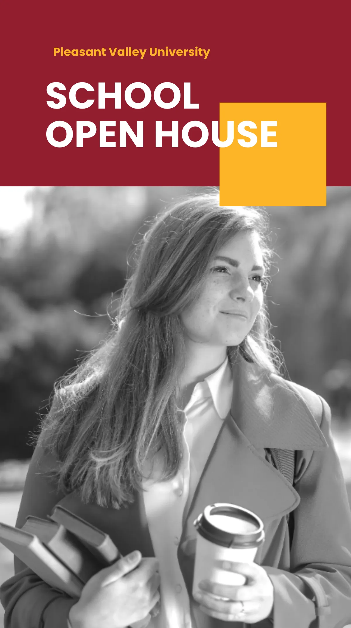 Free School Open House Instagram Story Template to Edit Online