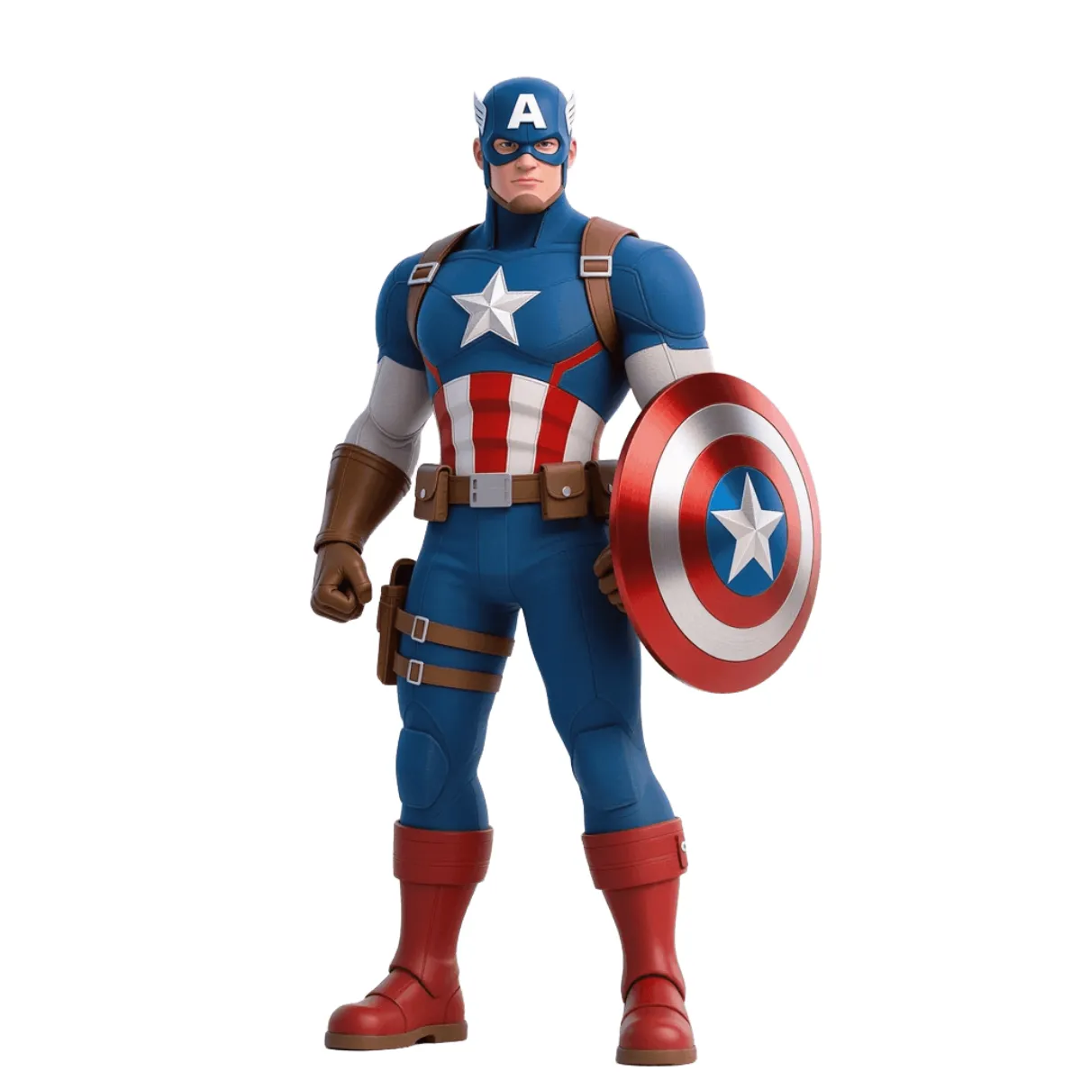 Free Captain America Character Template to Edit Online