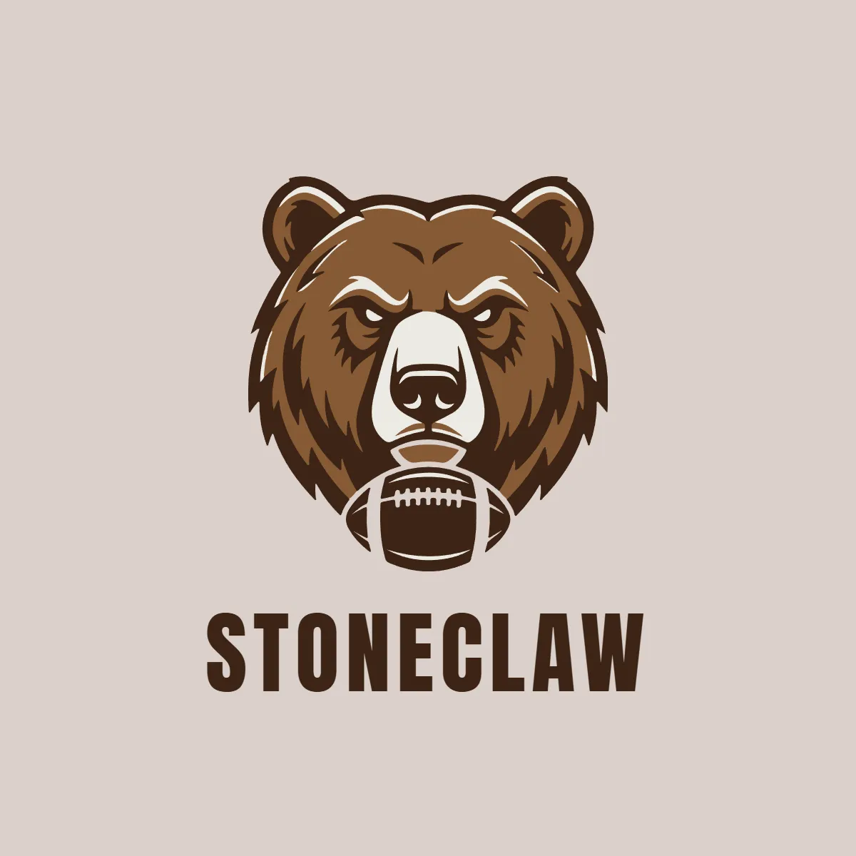 Free Bear Football Logo to Edit Online