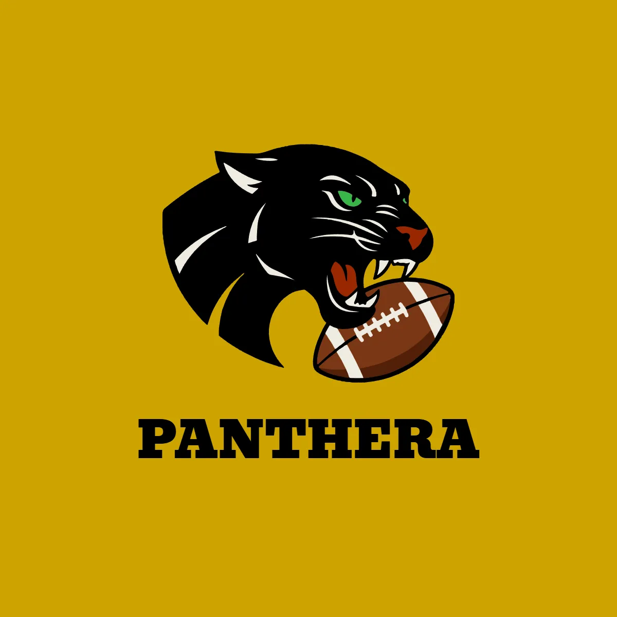 Free Panther Football Logo to Edit Online