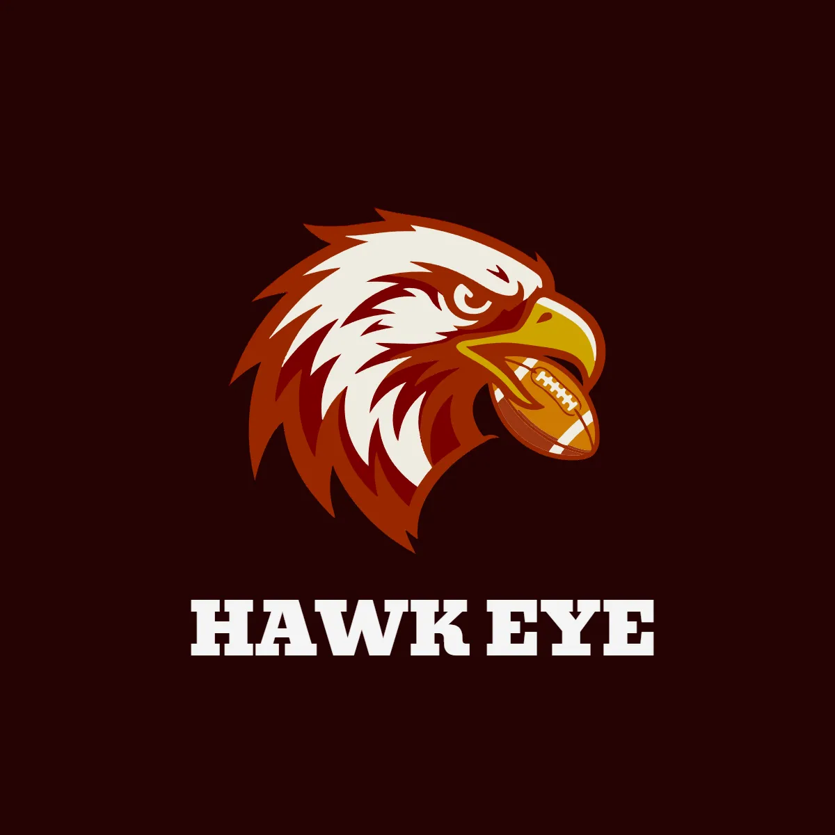 Free Hawk Football Logo to Edit Online