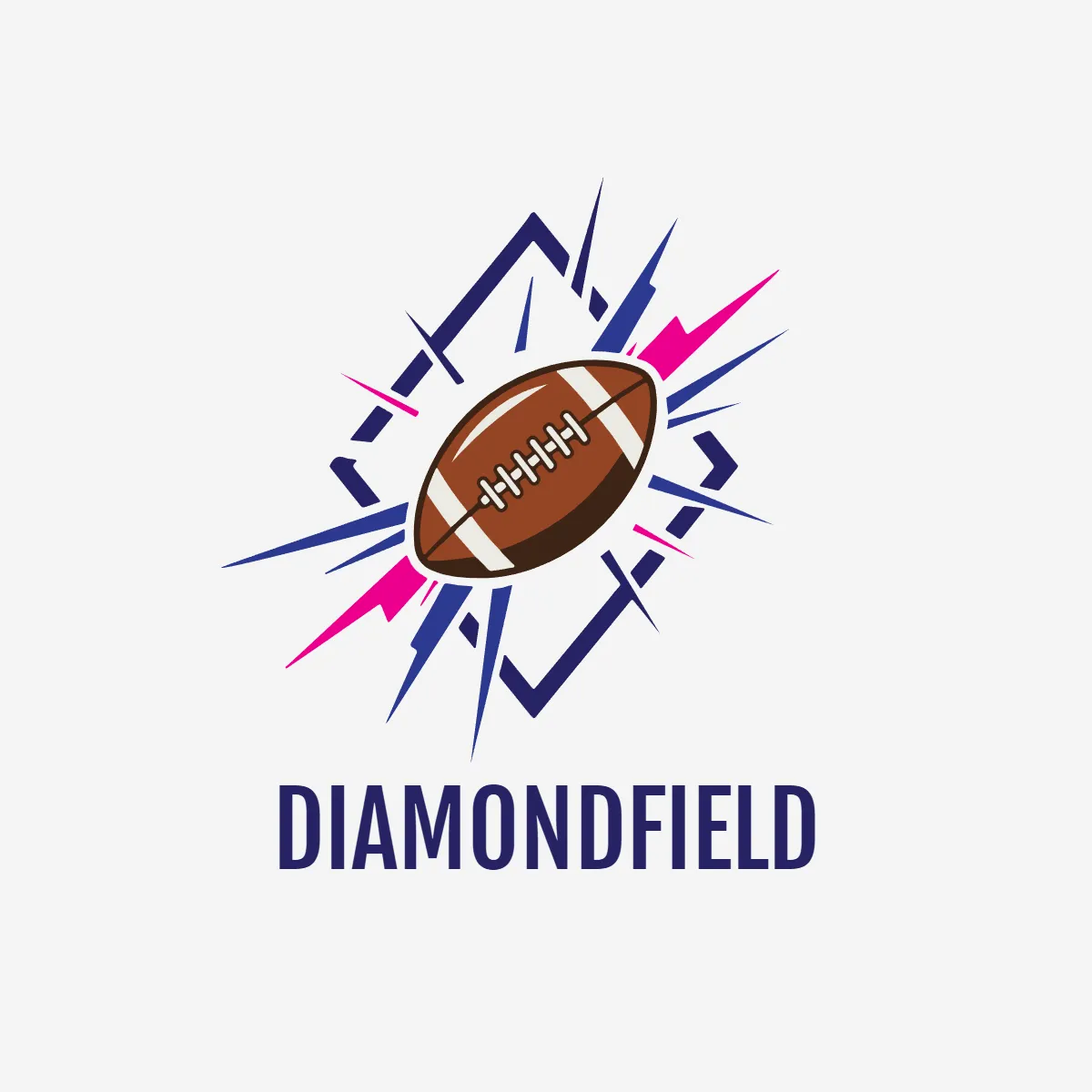 Free Diamond Football Logo Template to Edit Online